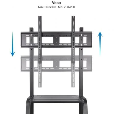 Tooq Coloso Soporte de Suelo con Ruedas para Pantallas 37-100 pulgadas Tooq Coloso Soporte de Suelo con Ruedas para Pantallas 37-100 pulgadas